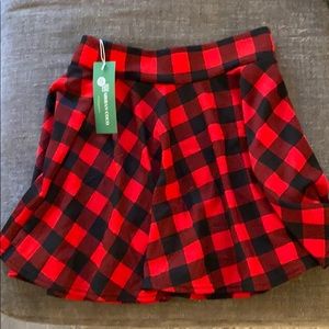Plaid skirt